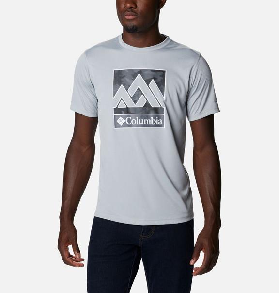 Columbia Zero Rules T-Shirt Grey For Men's NZ15476 New Zealand